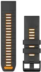 Garmin Ersatzarmband QuickFit 26mm Silikon Graphit/Orange