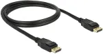 DeLOCK Displayport Kabel DP -> DP St/St 1.00m schwarz 4K