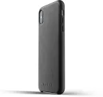 Mujjo Kaitse&uuml;mbris Apple iPhone Xs Max, naturaalsest nahast, must,