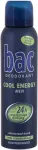 BAC Cool Energy 150ml - 24h Deodorant meestele