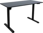 Home4you T&ouml;&ouml;laud ERGO LIGHT 1-mootoriga 120x60xH73-118cm, must