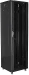 LANBERG 19" FREESTANDING RACK CABINET 42U/600X600 (FLAT PACK) WITH GLASS DOORS BLACK