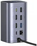 BASEUS USB-C Hub Nomos NU1 Air Spacemate, 12in1, Grey B00061800123-00