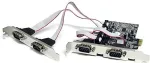 StarTech .com 4 Port Seriell RS232 PCI Express Schnittstellenkarte mit 16550 UART - Serieller Adapter - PCIe - RS-232 - 4 Anschl&uuml;sse (PEX4S553)