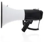Nedis Megaphone 1500m Recording 120dB Black/White