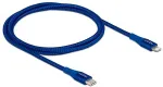 DELOCK Data and charging cable USB Type-C to Lightning for iPhone, iPad and iPod blue 1 m MFi