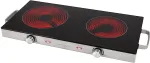 Pliidiplaat BOMANN Proficook infrared double hotplate PC-DKP 1211 (stainless steel, 2,800 watts, Ř 20cm + Ř 16cm)