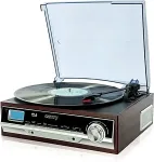 Camry | Turntable with radio | CR 1113 | AUX in | Brown