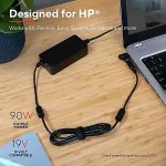 Trust 23393 power adapter/inverter Indoor 90 W Black