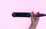 JATA JBCA1901 hair styling tool Hot air brush Warm Black, Pink 50 W 2 m