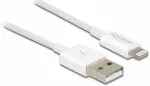 DeLOCK USB Daten- und Ladekabel f&uuml;r iPhone&trade;, iPad&trade;, iPod&trade; wei&szlig; 1 m