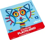 Bradley plastiliin 12 v&auml;rvi, 240g, klassikaline