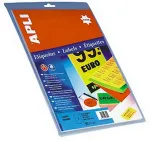 APLI Etiketid iseliimuvad neoon 64 x 33,9mm 20l/pk roheline