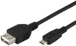 Vivanco kaabel microUSB - USB OTG 0,15m (45298)