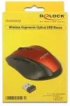 Hiir DELOCK Maus Ergonomische optische 5-Tasten Maus 2,4 G