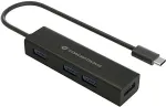 Conceptronic 4-Port Hub USB-C3.2Gen1->4xA3.0 o.Netz. sw