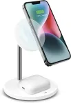 SBS juhtmevaba laadija Charging Stand 2in1, valge