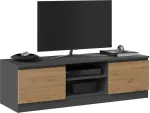 TOP E SHOP Topeshop RTV 120 ANTR/ARTIS TV stand/entertainment centre 2 shelves