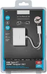 Vivanco adapter USB-C - HDMI 3in1, valge (34293)