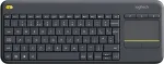Klaviatuur Logitech WIRELESS TOUCH KEYBOARD K400 UK LAY-OUT PLUS BLACK