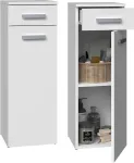 TOP E SHOP Topeshop NEL V DS BIEL bathroom storage cabinet White