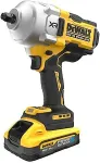 DeWALT cordless impact wrench DCF961H2T, 18Volt, 1/2" (yellow/black, 2x POWERSTACK Li-Ion battery 5Ah, in T STAK box)