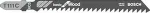 Bosch 2 608 630 033 jigsaw/scroll saw/reciprocating saw blade Jigsaw blade High carbon steel (HCS) 5 pc(s)