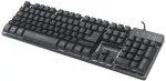 Klaviatuur Manhattan USB-Gaming-Tastatur mit LEDs und Metallunterseite