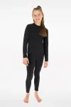 Viking Bielizna dziecięca Flam Kids Set Merino ciemno szara 116/128