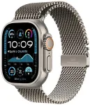 APPLE Watch Ultra 2 LTE 49mm Titanium Natur Geh&auml;use mit Natur Titan Milanese Armband - S