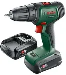 Bosch Cordless drill UniversalDrill 18V (green/black, 2x Li-ion battery 1.5Ah, case)