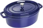 Zwilling Staub Oval Cocotte, 31cm Dark Blue, Cast Iron
