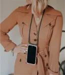 Lookabe Necklace iPhone Xr gold green loo014