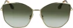 VICTORIA BECKHAM P&auml;ikeseprillid NAISTELE VB225S-700 (L&auml;&auml;ts/Sild/Tagaosa) 59/15/140 mm)