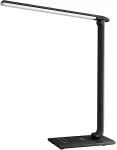 Aukey T-T10 Black touch LED desk lamp | 12W | 3000-6500K | 7 dimming levels | 5 lighting modes