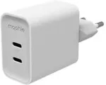 Ifrogz ZAGG mophie Netzteil GaN 45W 2x USBC 2026 wei