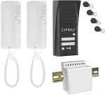 Orno INTERCOM CYFRAL COSMO 2-TENANT BLACK