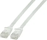 EFB Elektronik EFB RJ45 Flachpatchkabel U/UTP Cat.6A PVC 3.00m wei&szlig;