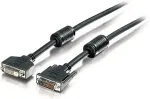 Equip DVI-D Kabel Dual Link 2560x1600 St/St 1.80m sw Polybeutel