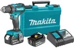 MAKITA Urbjma&scaron;īna-skrūvgriezis DDF485RFE 18 V 2 x aku 3 Ah
