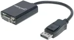 Manhattan DisplayPort Adapter St/Bu DP->HD15, schwarz
