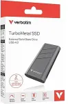 K&otilde;vaketas VERBATIM TurboMetal SSD USB4 2TB USB Type-C USB4 Gen 2x2 Silver