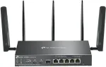 TP-Link Wireless Router||ER706WP-4G|Data speed 300 Mbit/s|Ethernet WAN Yes|DSL WAN Yes|SIM card slot Yes|WAN connection type RJ-45|Ethernet LAN Yes|Dual SIM support Yes|5xLAN ports|USB port Yes|ER706WP-4G