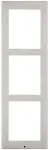 2N IP-Verso Aufputzrahmen 3-Modul silber