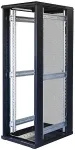 TOTEN 19" cabinet , System G, 37U, 600x800, glass door, perforated rear door, 800kg load, black / G6.6837.9801 / 19-G6837GP