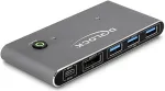 Delock DisplayPort KVM Switch 8K 30 Hz mit USB 5 Gbps