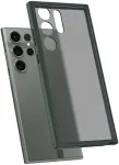 Spigen Kaitse&uuml;mbris Ultra Hybrid, Samsung Galaxy S23 Ultra, l&auml;bipaistev tumerohelise &auml;&auml;rega,