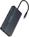 Wozinsky WDS03Y5S Wired USB 3.2 Gen 2 (3.1 Gen 2) Type-C Grey