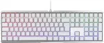 Klaviatuur CHERRY TAS MX 3.0S RGB Corded DE-Layout wei&szlig; MX RED