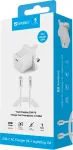 SANDBERG 441-64 USB-C 20W Charger UK+Lightning, Incl. 1m USB-C> Lighting cable